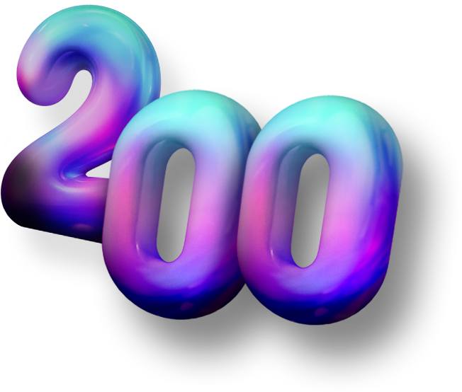 숫자 200