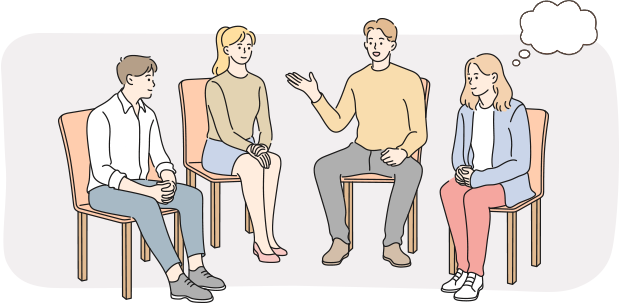 새로운 모임에 나갔을 때, 먼저 하는 생각은?